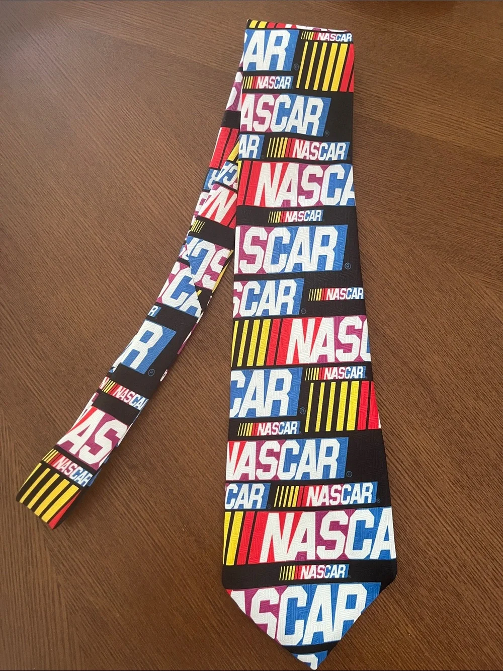 Nascar Tie Ralph Marlin Graphic Novelty Tie